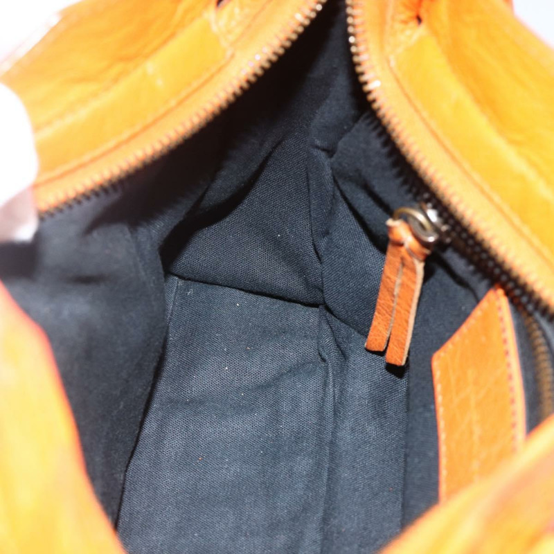 【日本直送】BALENCIAGA LuCity 手提包 皮革 2way 橙色 300295 正品 ka3266M-21