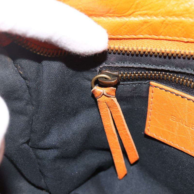 【日本直送】BALENCIAGA LuCity 手提包 皮革 2way 橙色 300295 正品 ka3266M-22