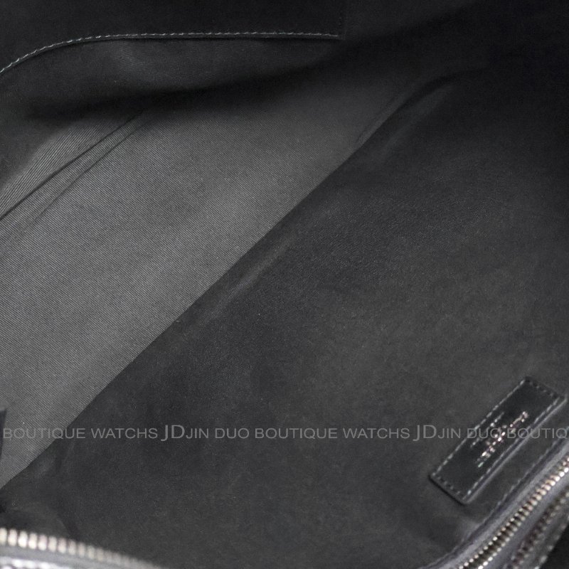 金鐸精品~2514 SAINT LAURENT YSL聖羅蘭504867 Niki黑色揉製復古褶皺小牛皮肩背購物包-6