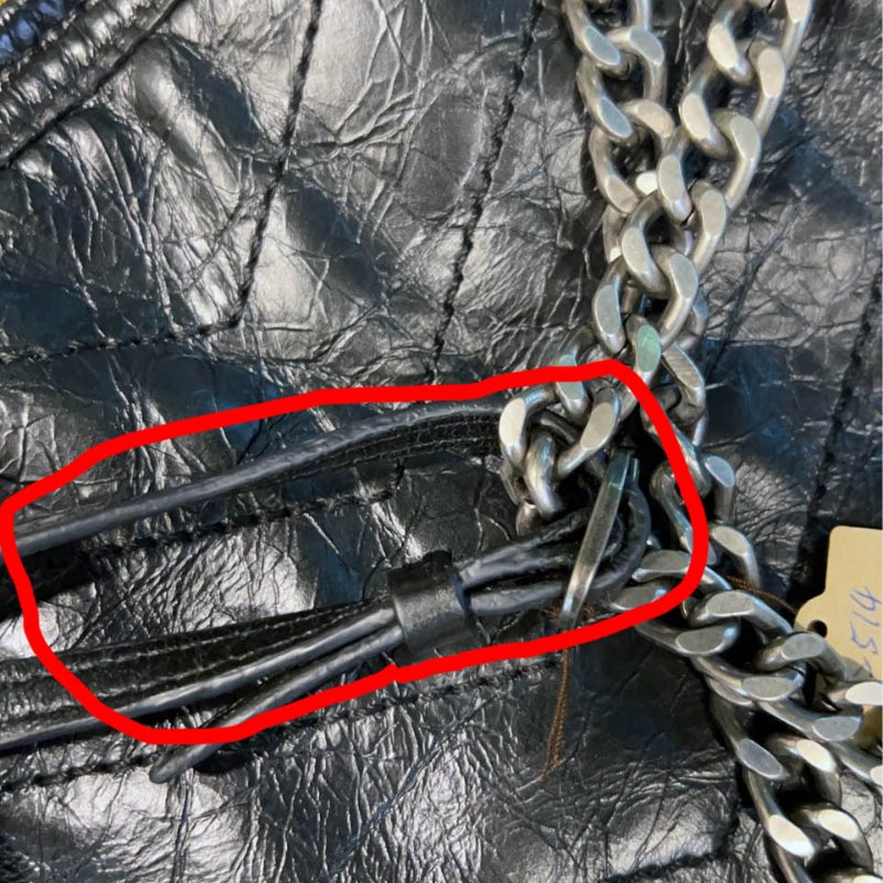 金鐸精品~2514 SAINT LAURENT YSL聖羅蘭504867 Niki黑色揉製復古褶皺小牛皮肩背購物包-10