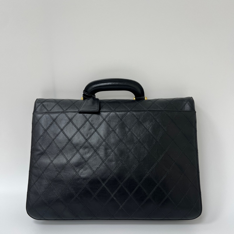 Chanel 菱格紋公事包-5