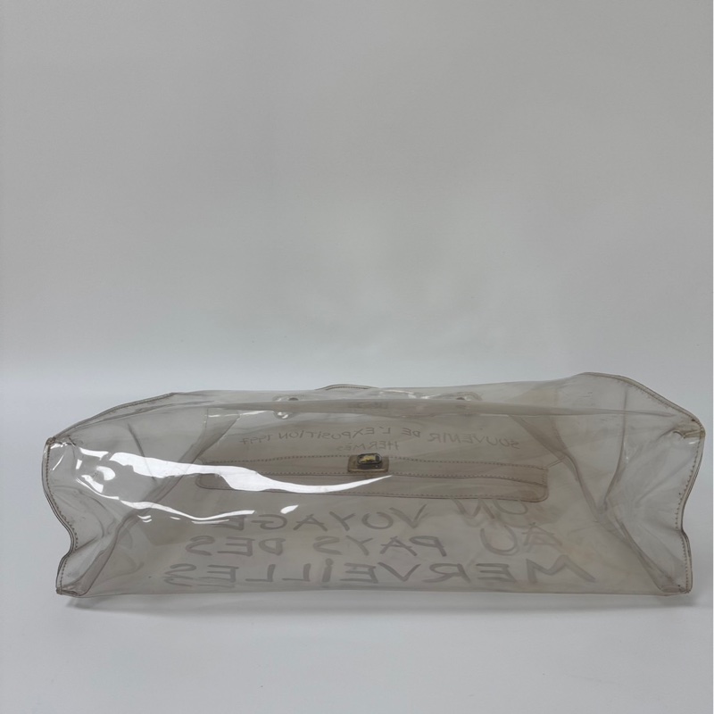 Hermès「Vinyl Kelly」透明限量包-8