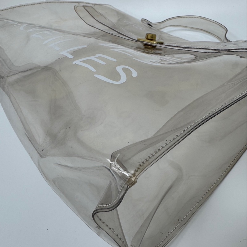 Hermès「Vinyl Kelly」透明限量包-14