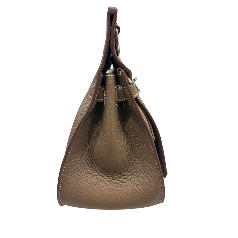 HERMES 愛馬仕 JYPSIERE TOGO 皮革 塵埃灰 銀扣-2