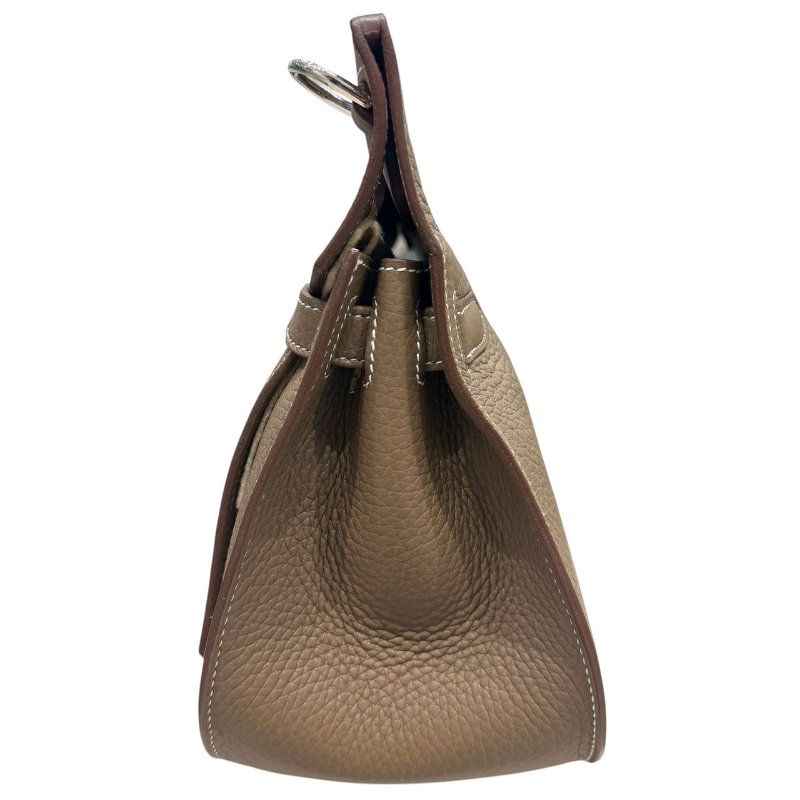 HERMES 愛馬仕 JYPSIERE TOGO 皮革 塵埃灰 銀扣-3