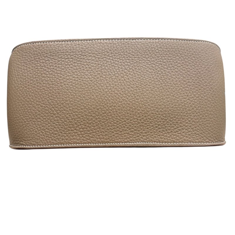 HERMES 愛馬仕 JYPSIERE TOGO 皮革 塵埃灰 銀扣-8