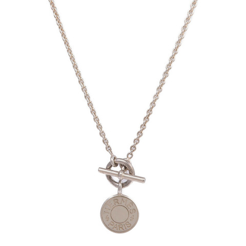 HERMES 925純銀Amulettes Ex-Libris Pendant項鍊