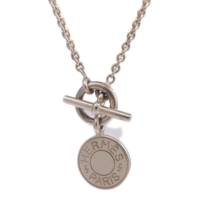 HERMES 925純銀Amulettes Ex-Libris Pendant項鍊-2
