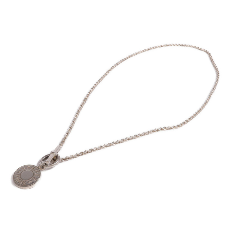 HERMES 925純銀Amulettes Ex-Libris Pendant項鍊-3