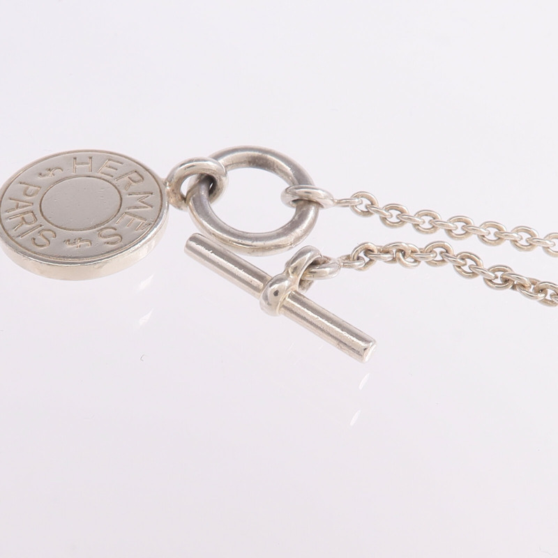 HERMES 925純銀Amulettes Ex-Libris Pendant項鍊-5