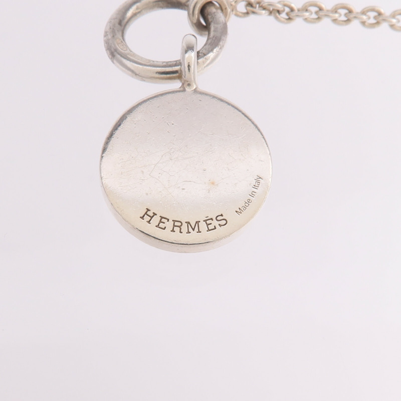 HERMES 925純銀Amulettes Ex-Libris Pendant項鍊-6