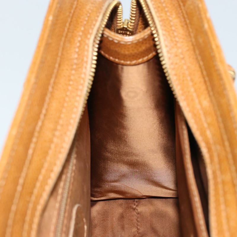 【日本直送】香奈兒鏈手提包 魚子醬皮 金棕色 CC 正品 gh1738-18