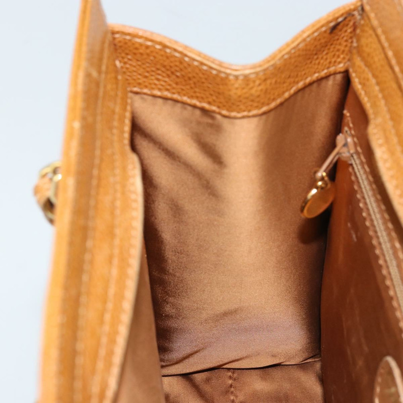 【日本直送】香奈兒鏈手提包 魚子醬皮 金棕色 CC 正品 gh1738-19