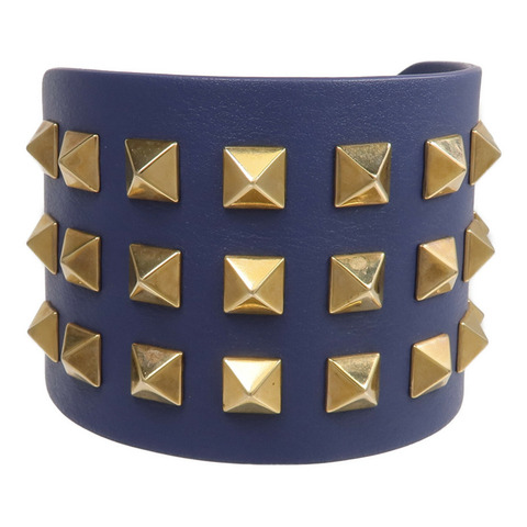 Valentino 牛皮皮革Bracelet金扣手帶
