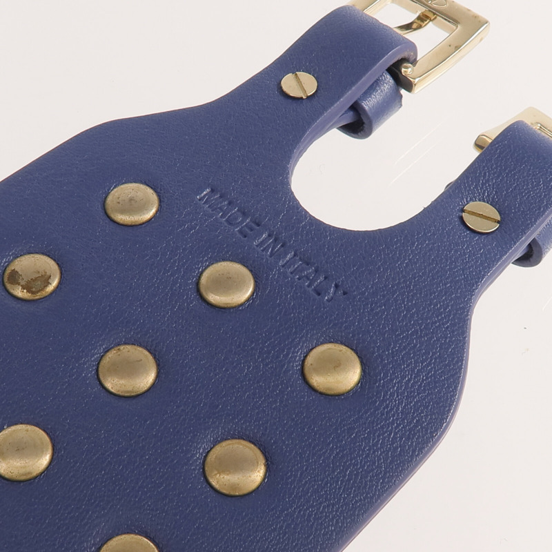 Valentino 牛皮皮革Bracelet金扣手帶-6
