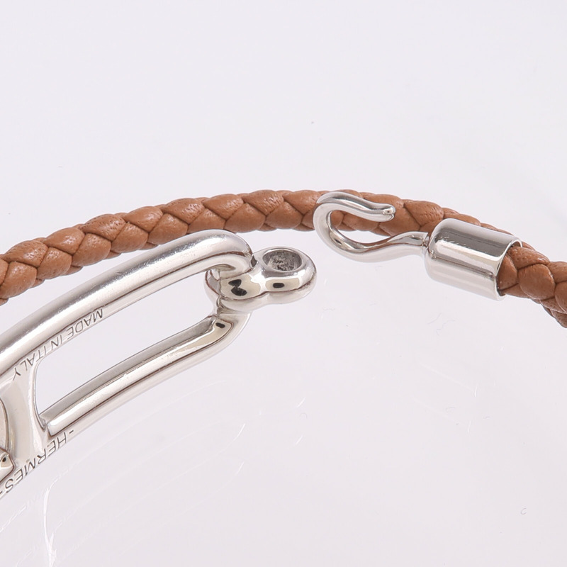 HERMES Swift皮革Roulis Double Tour銀扣手帶-6