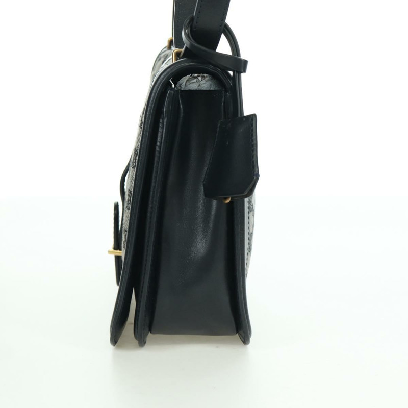 【日本直送】CELINE Macadam帆布肩背包 黑色金色 正品 YKZ208V-2