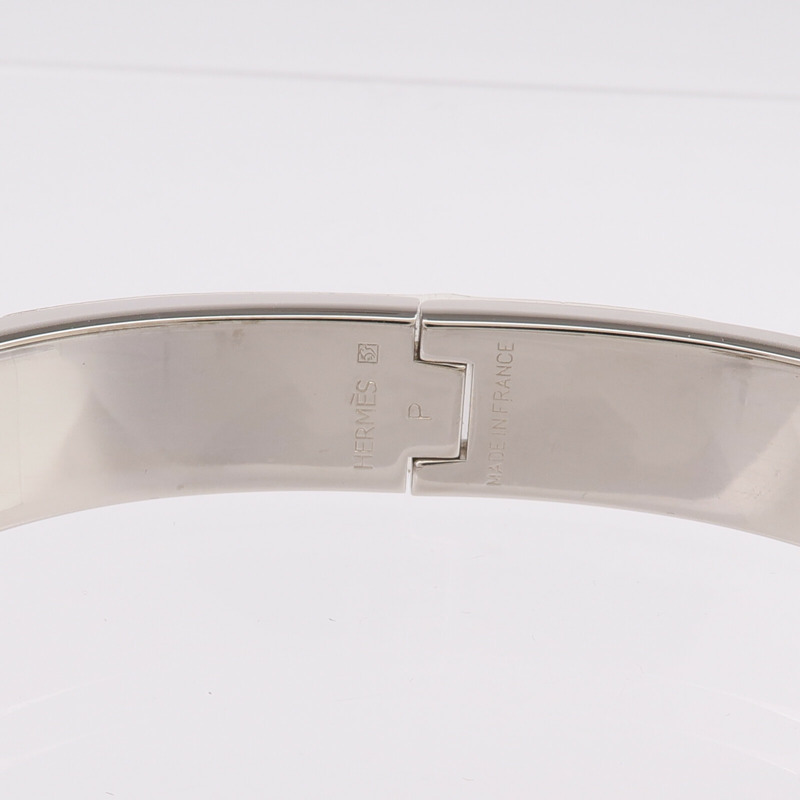 HERMES 金屬/琺瑯Clic H手鐲-6