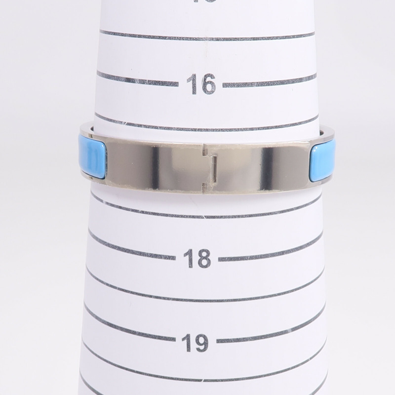 HERMES 金屬/琺瑯Clic H手鐲-9
