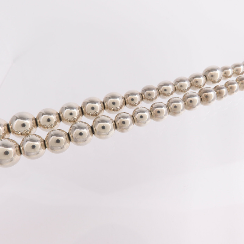 TIFFANY＆CO 925純銀Ball Necklace項鍊-3