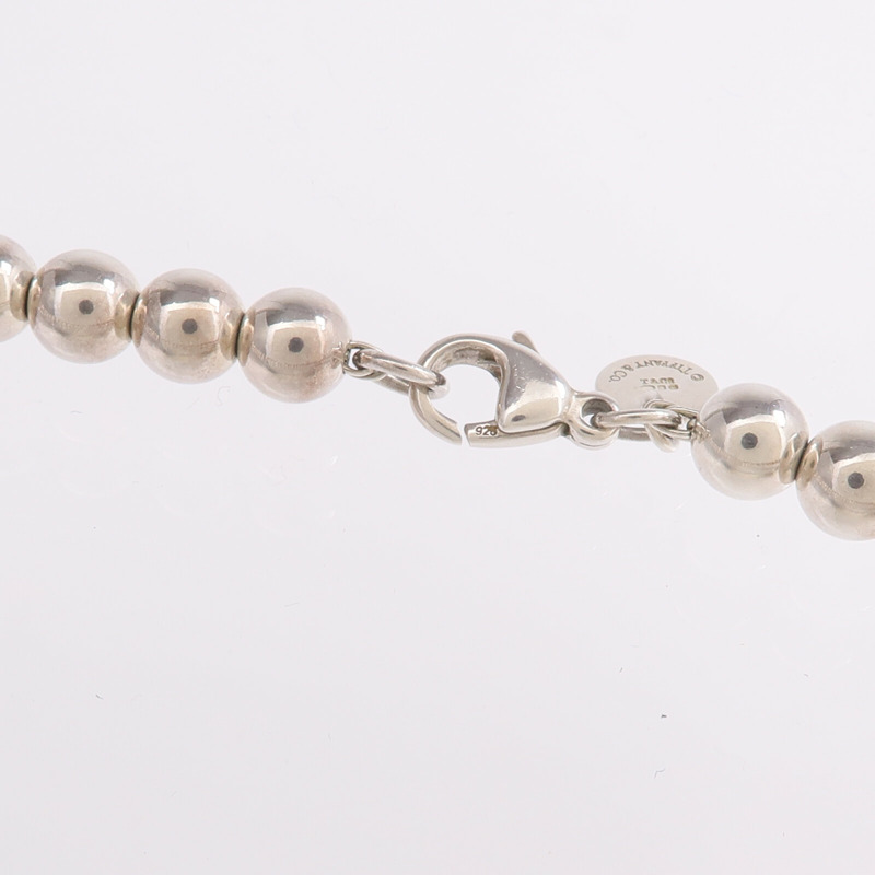 TIFFANY＆CO 925純銀Ball Necklace項鍊-5