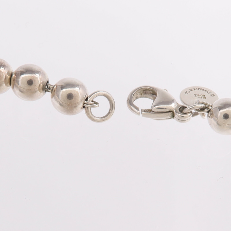 TIFFANY＆CO 925純銀Ball Necklace項鍊-6