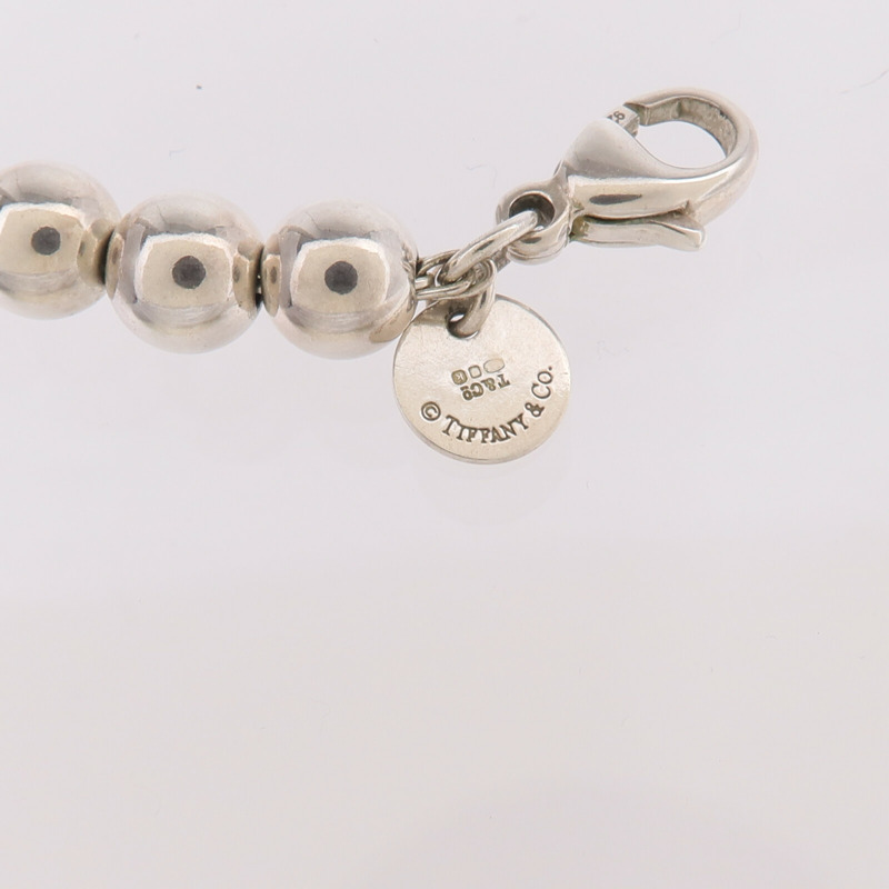 TIFFANY＆CO 925純銀Ball Necklace項鍊-7