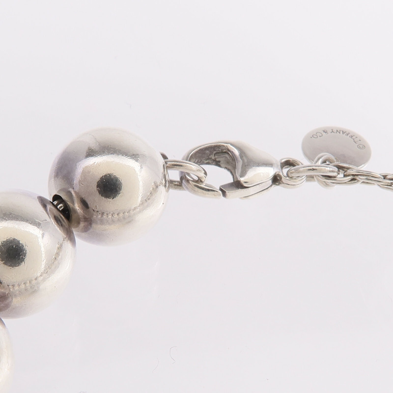 TIFFANY＆CO 925純銀Ball Bracelet手鏈-4