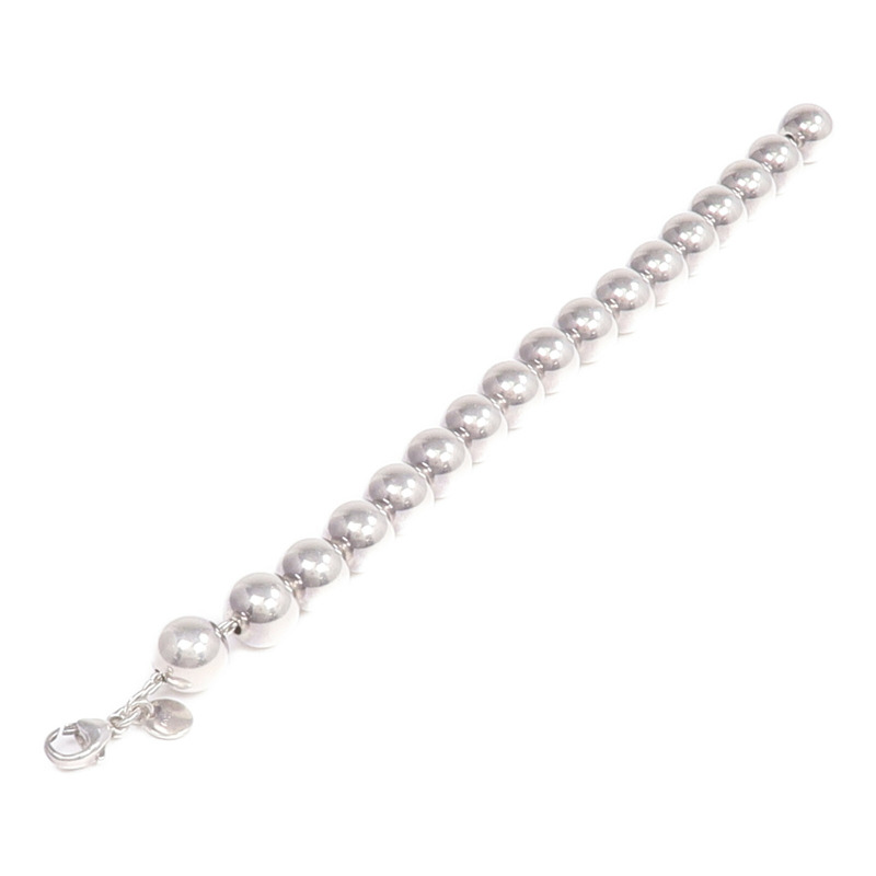 TIFFANY＆CO 925純銀Ball Bracelet手鏈-8