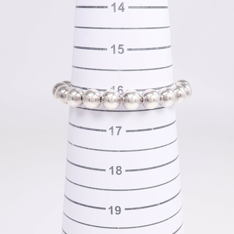 TIFFANY＆CO 925純銀Ball Bracelet手鏈-9