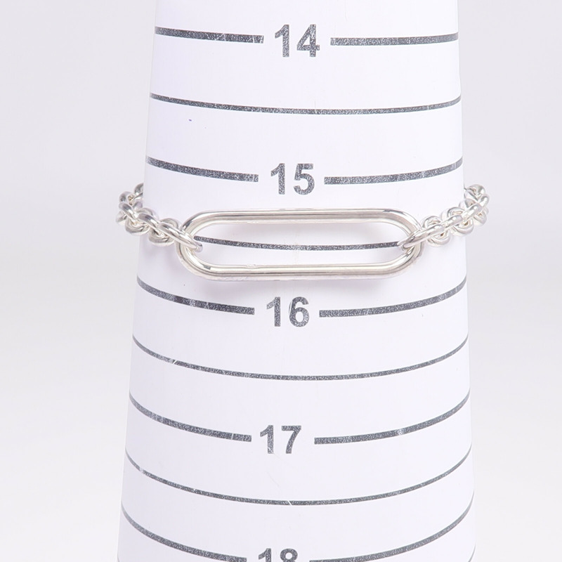 HERMES 925純銀Chaine d'Ancre Twist手鏈-11