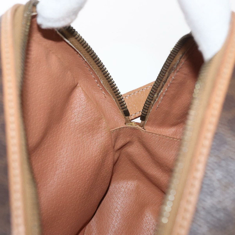 【日本直送】CELINE Macadam帆布肩背包 PVC皮革 棕色 金色 正品 am11126A-21