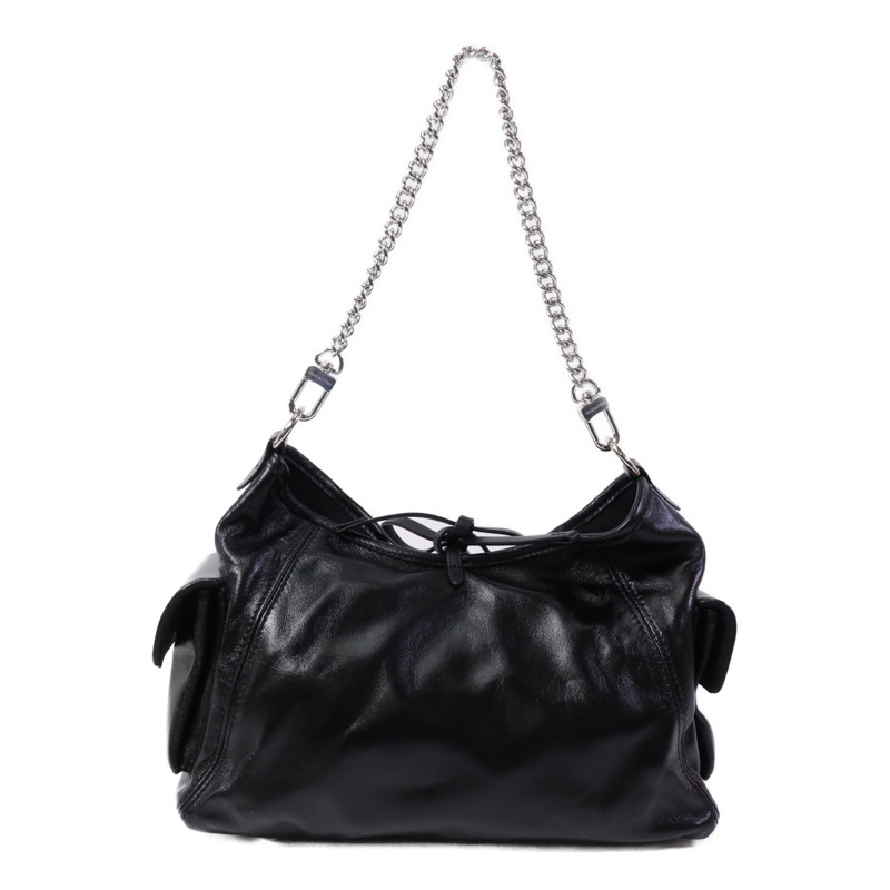 LOUIS VUITTON 羊皮皮革Carry All Vibe PM銀扣手挽肩背兩用袋-1