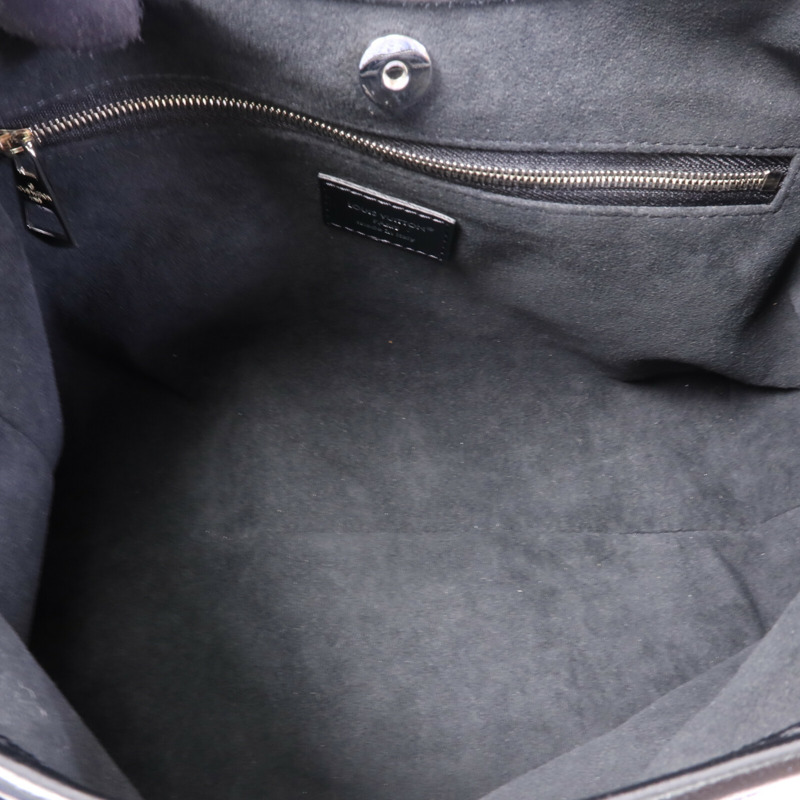LOUIS VUITTON 羊皮皮革Carry All Vibe PM銀扣手挽肩背兩用袋-5