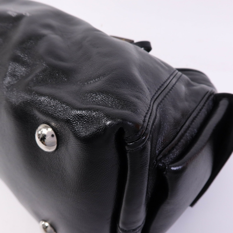 LOUIS VUITTON 羊皮皮革Carry All Vibe PM銀扣手挽肩背兩用袋-10