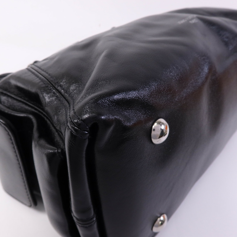 LOUIS VUITTON 羊皮皮革Carry All Vibe PM銀扣手挽肩背兩用袋-11