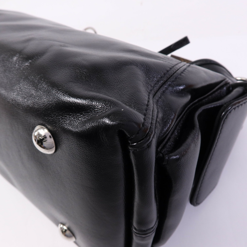 LOUIS VUITTON 羊皮皮革Carry All Vibe PM銀扣手挽肩背兩用袋-12