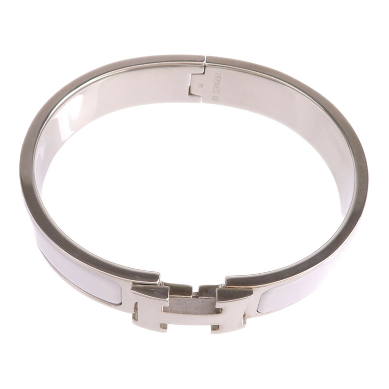 HERMES 金屬/琺瑯Clic H手鐲-3