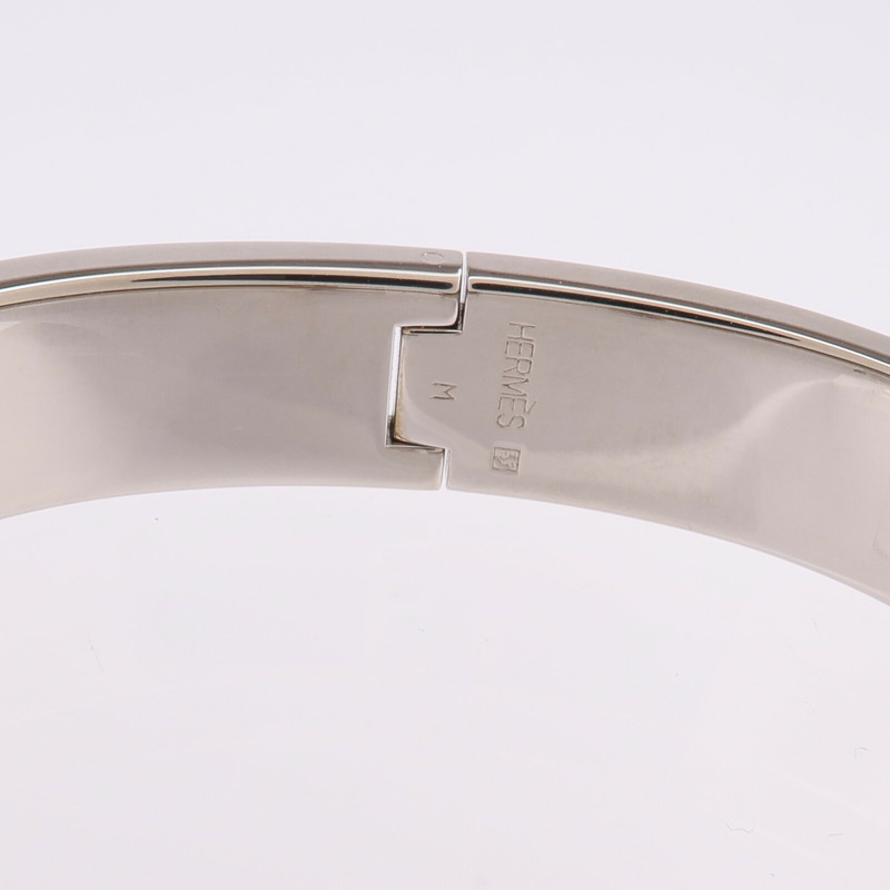 HERMES 金屬/琺瑯Clic H手鐲-5