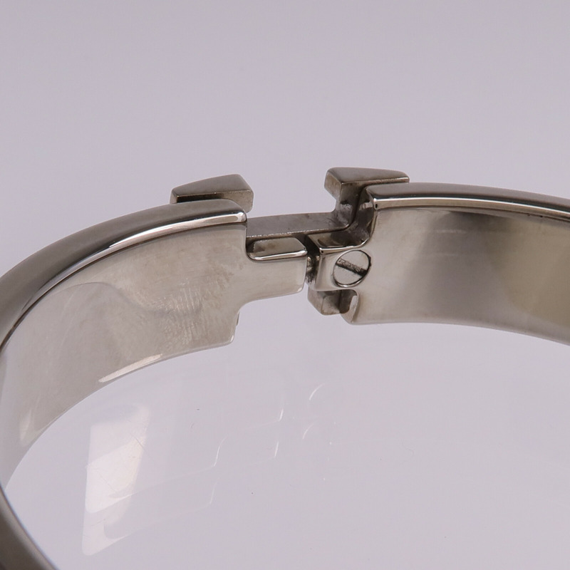 HERMES 金屬/琺瑯Clic H手鐲-8