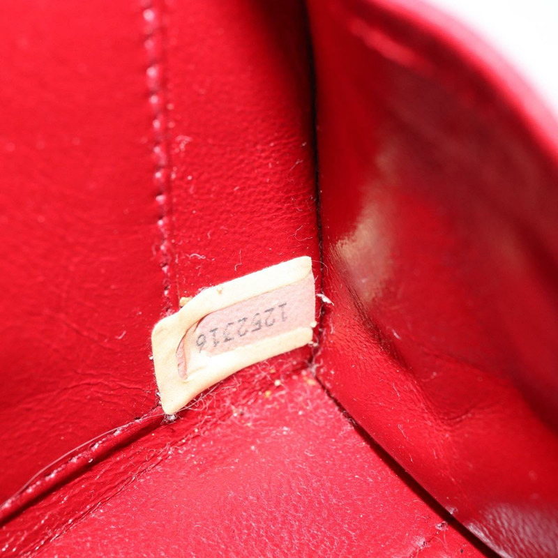 【日本直送】香奈兒 (CHANEL) 絎縫鏈條單肩包，羊皮材質，紅色金色雙C標誌，正品 AMZ168A-10