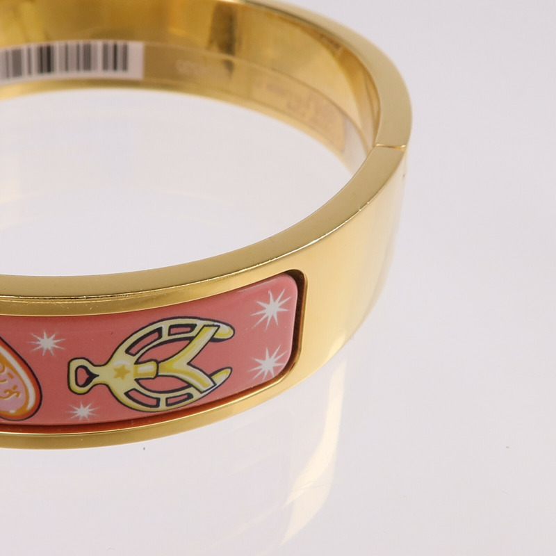 HERMES 金屬/琺瑯Clic H手鐲-10