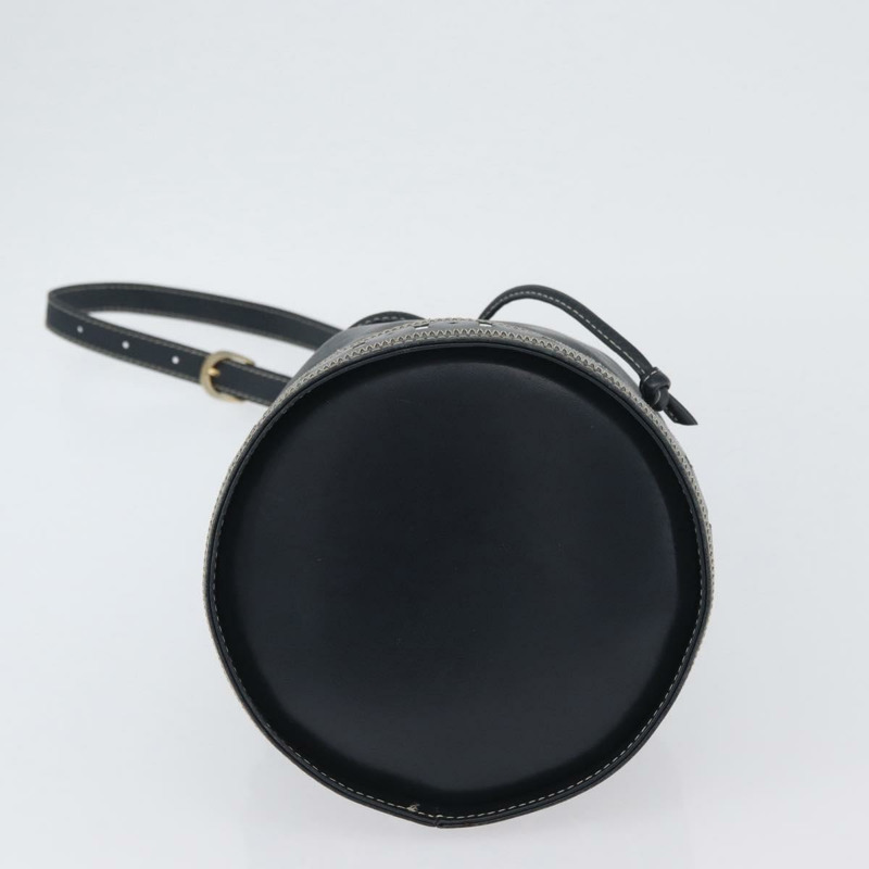 【日本直送】SAINT LAURENT 手提包 單肩包 皮革 海軍藍 白色 金色 正品 am11069A-4