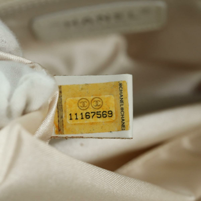 【日本直送】香奈兒新款旅遊系列夏威夷限量版手提包 尼龍材質 白色 銀色 CC 認證 AMZ373V-9