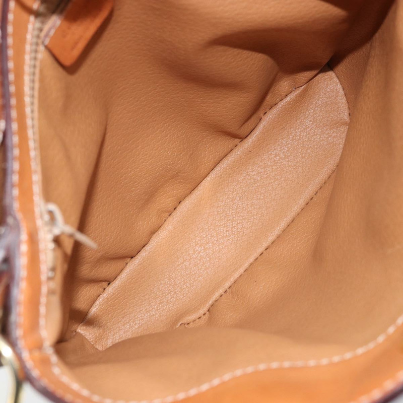 【日本直送】CELINE Macadam帆布肩背包 PVC皮革 棕色金色 正品 AMZ526A-9