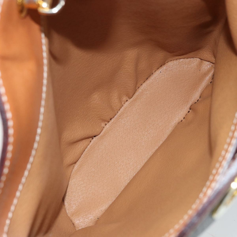 【日本直送】CELINE Macadam帆布肩背包 PVC皮革 棕色金色 正品 AMZ526A-21
