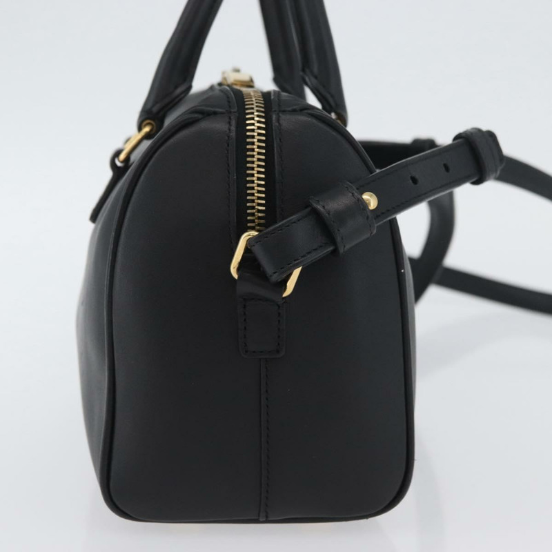 【日本直送】SAINT LAURENT 嬰兒旅行手提包 皮革 兩用 黑色 金色 330958 正品 hk3593A-3