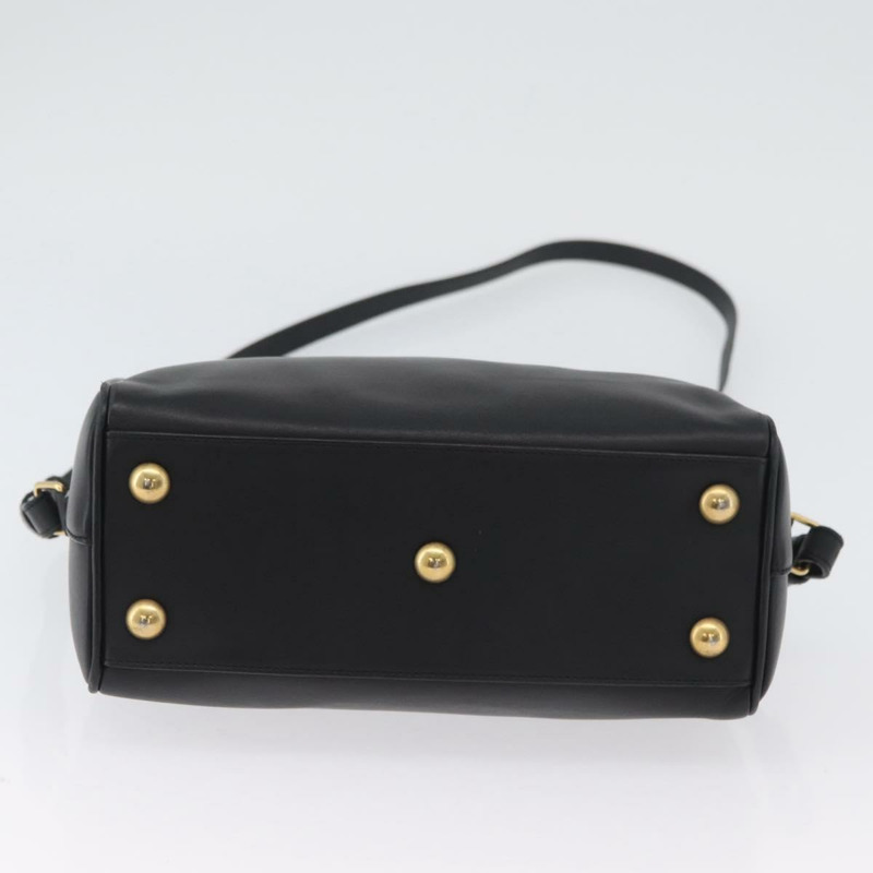 【日本直送】SAINT LAURENT 嬰兒旅行手提包 皮革 兩用 黑色 金色 330958 正品 hk3593A-4