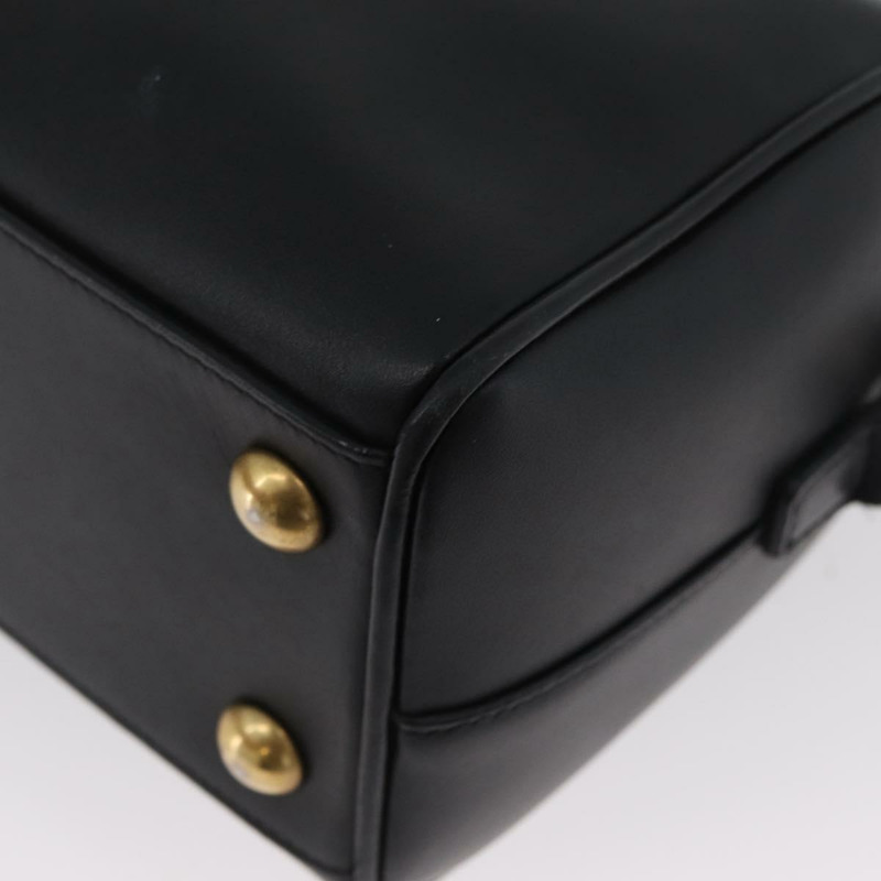 【日本直送】SAINT LAURENT 嬰兒旅行手提包 皮革 兩用 黑色 金色 330958 正品 hk3593A-16