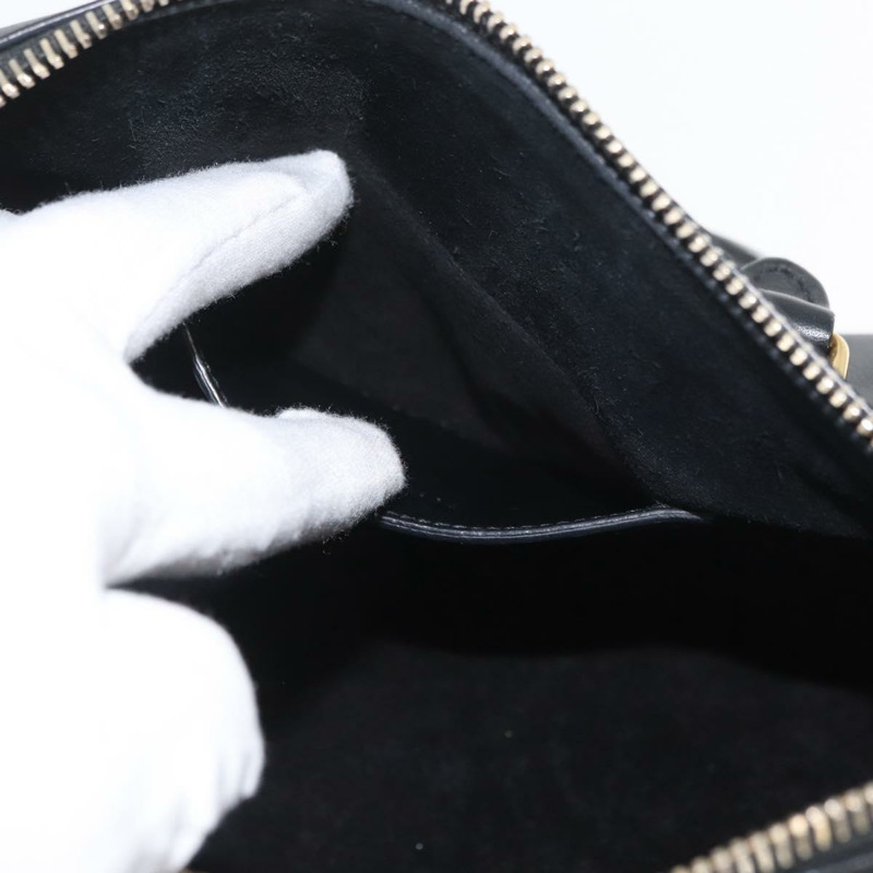 【日本直送】SAINT LAURENT 嬰兒旅行手提包 皮革 兩用 黑色 金色 330958 正品 hk3593A-22